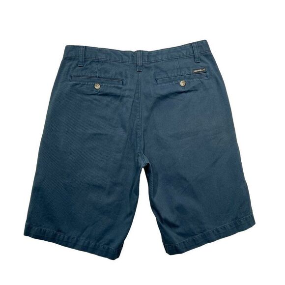 Eddie Bauer Men's Legend Wash Flat Front Khaki Shorts - Picture 5 of 10